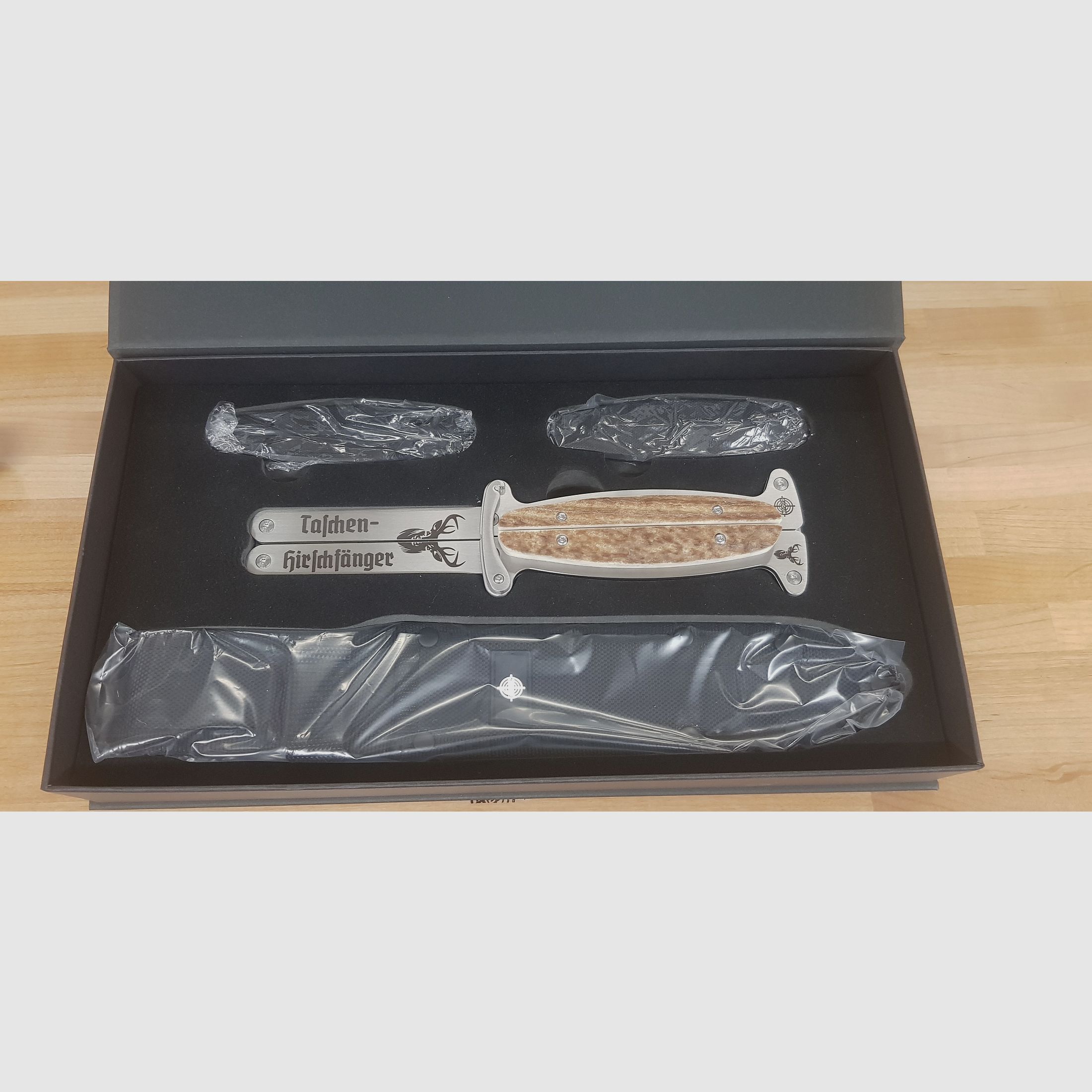 Cuchillo de caza Hirschfänger Saufänger Gogun