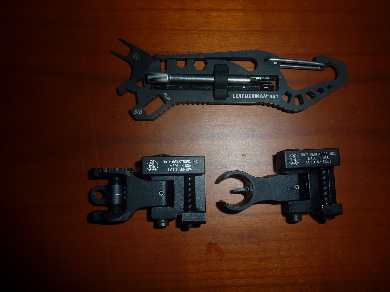 Troy Industries AR 15 Flip Up Battle Sight Set