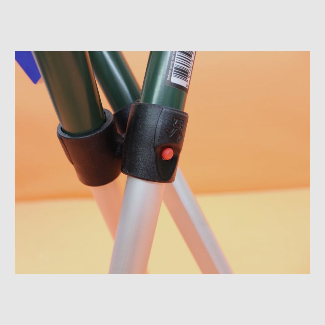 Walkstool Walkstool Basic: Dreibein-Sitzstuhl 60cm mit Teleskopbeinen zum platzsparenden transportieren