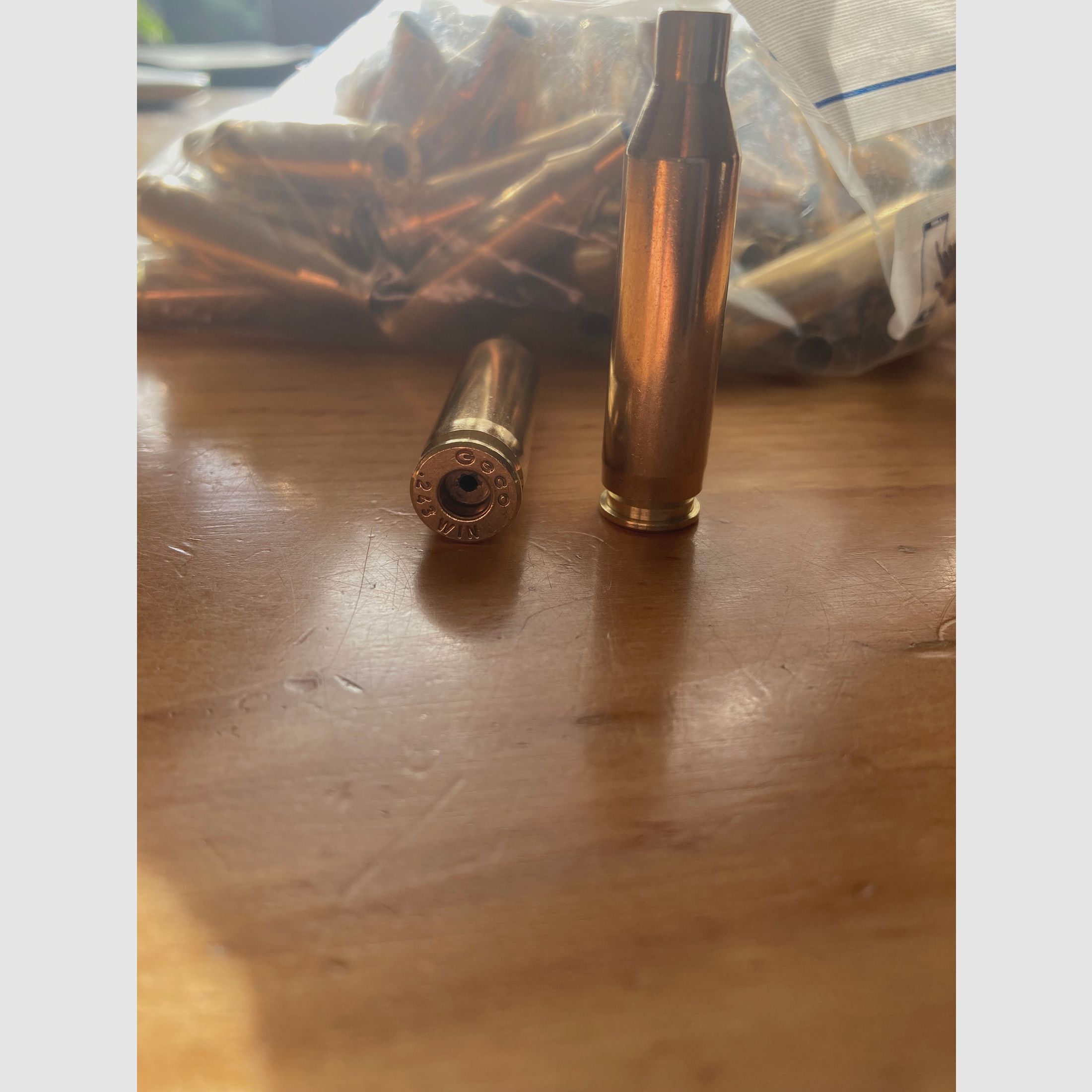 .243 Win bossoli Geco ricarica