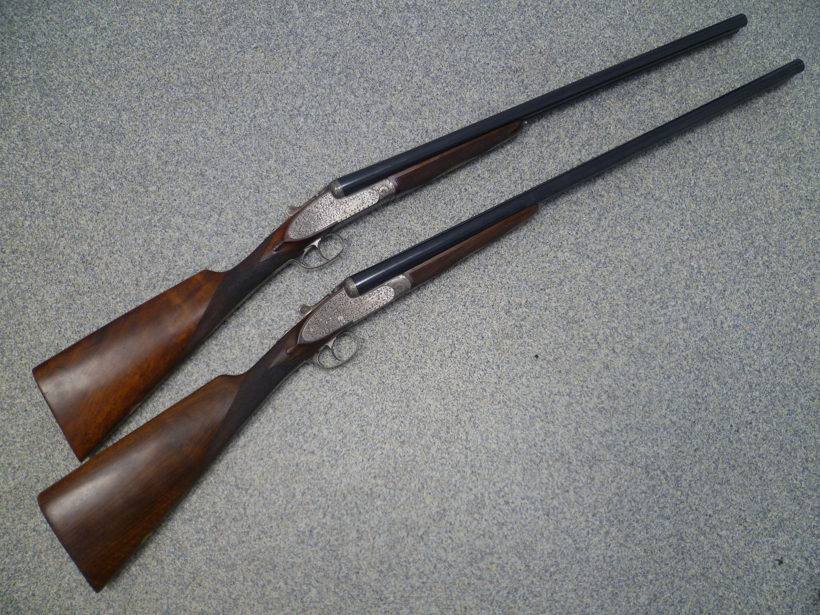 Seitenschloss-Doppelflinten-Pärchen Mauser Bristol 12/70
