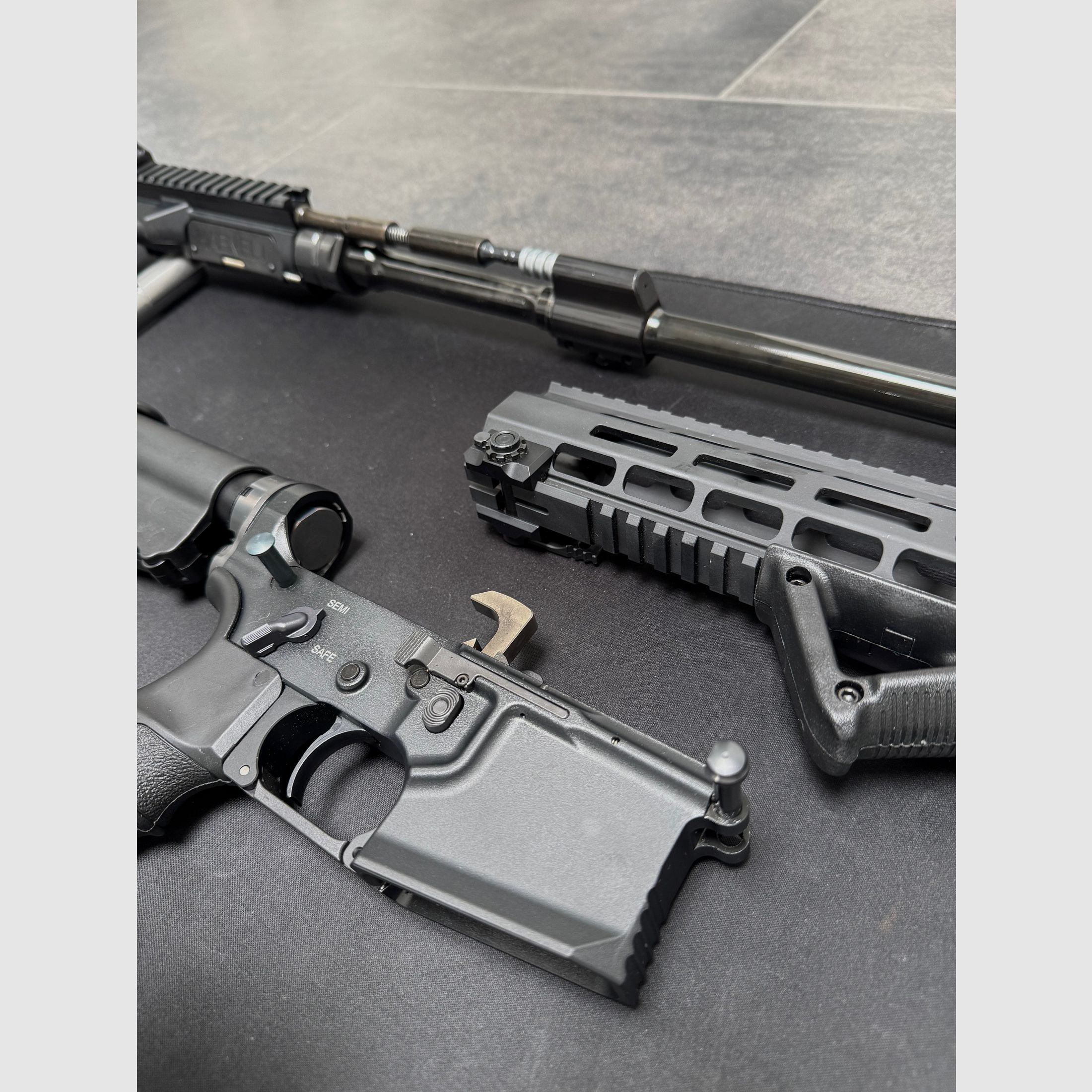 HAENEL CR223  - 16,65"  -  schwarz - langer Handschutz