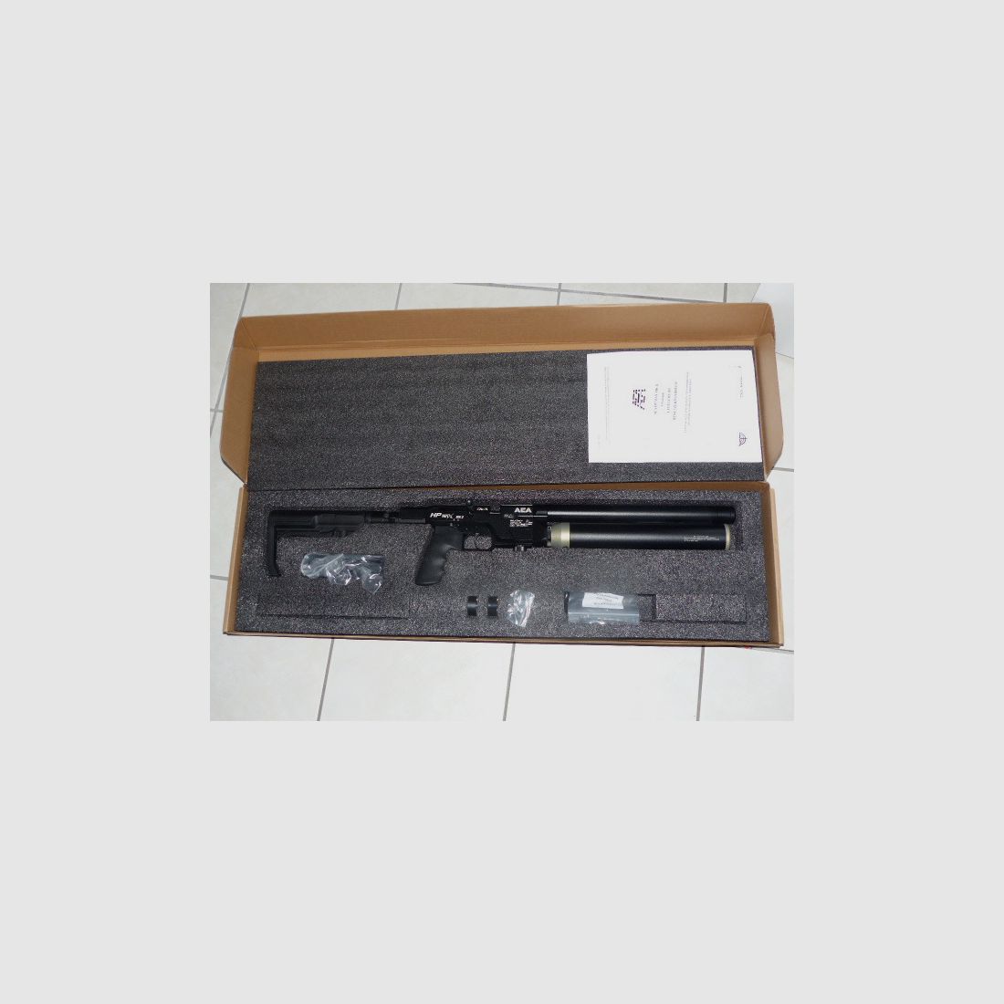 Neues Modell Airgun HPMAX Mk2 incl. Schalldämpfer cal. 9mm NEU in OVP - SOFORT LIEFERBAR !!!