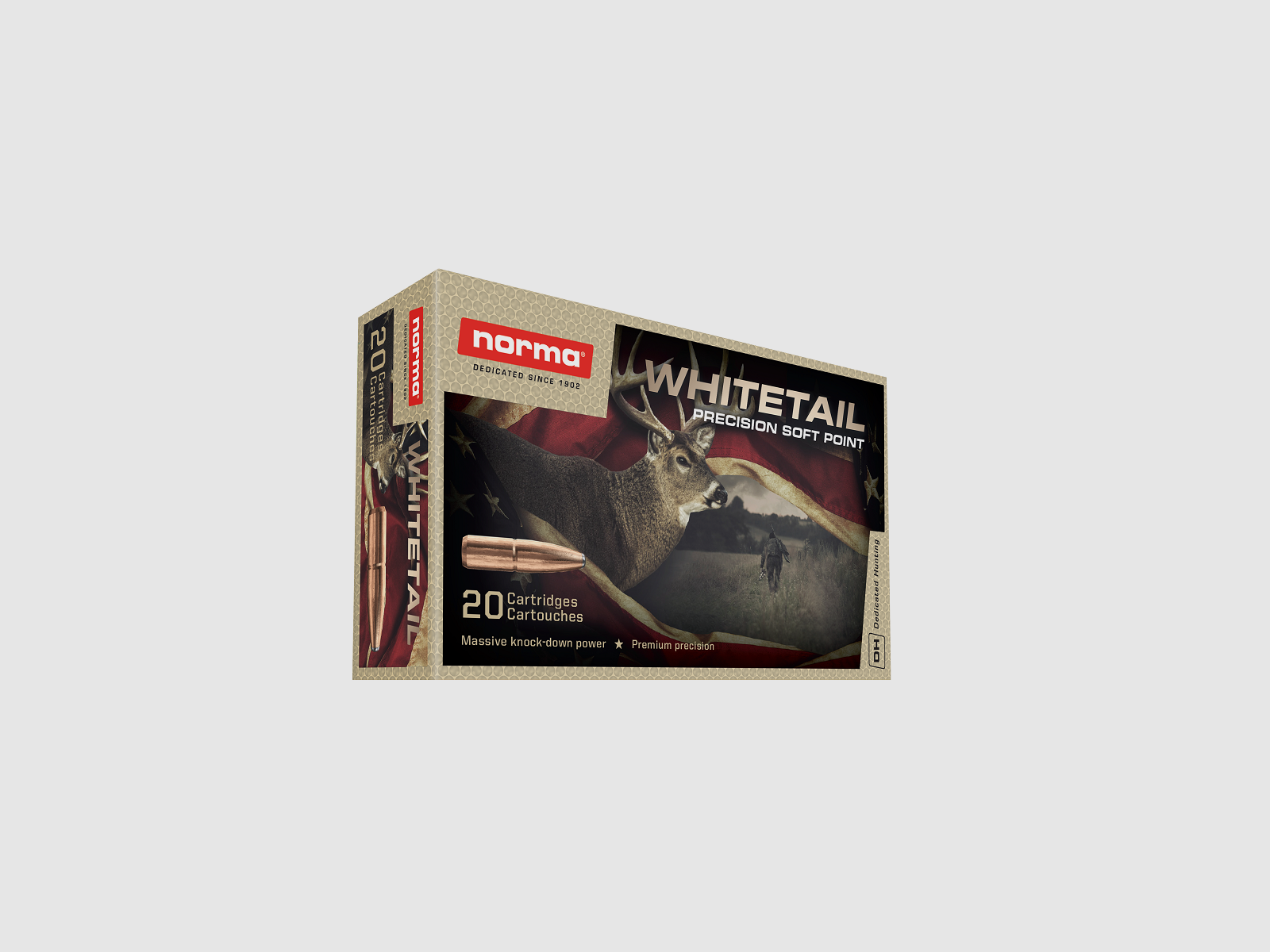 Munitions 9,3x62 Norma 18,5 G 285 GR Whitetail
