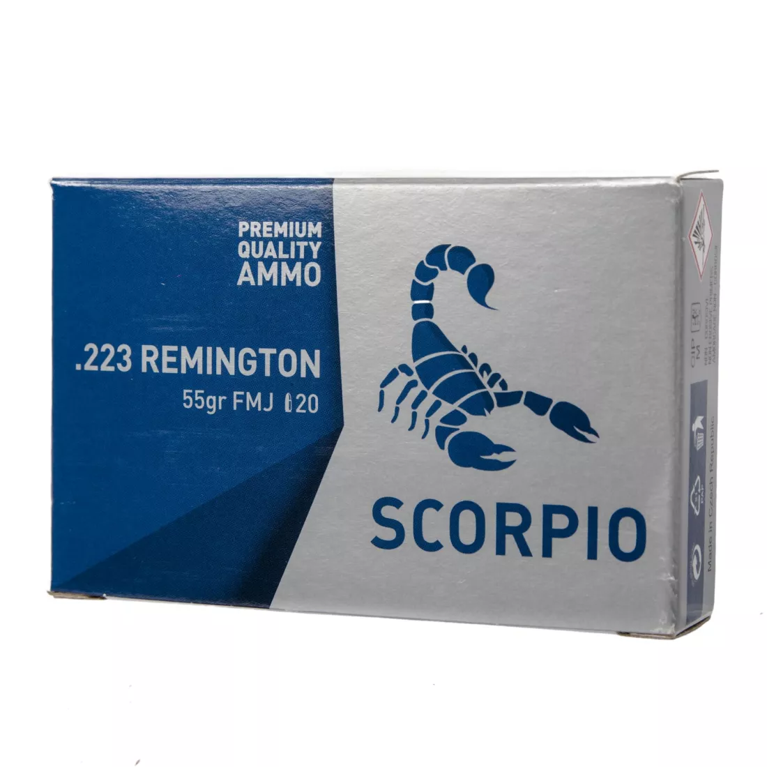 STV Scorpio Ammunition .223 Remington – 55 gr (3.6 g) FMJ, image 2 of 2