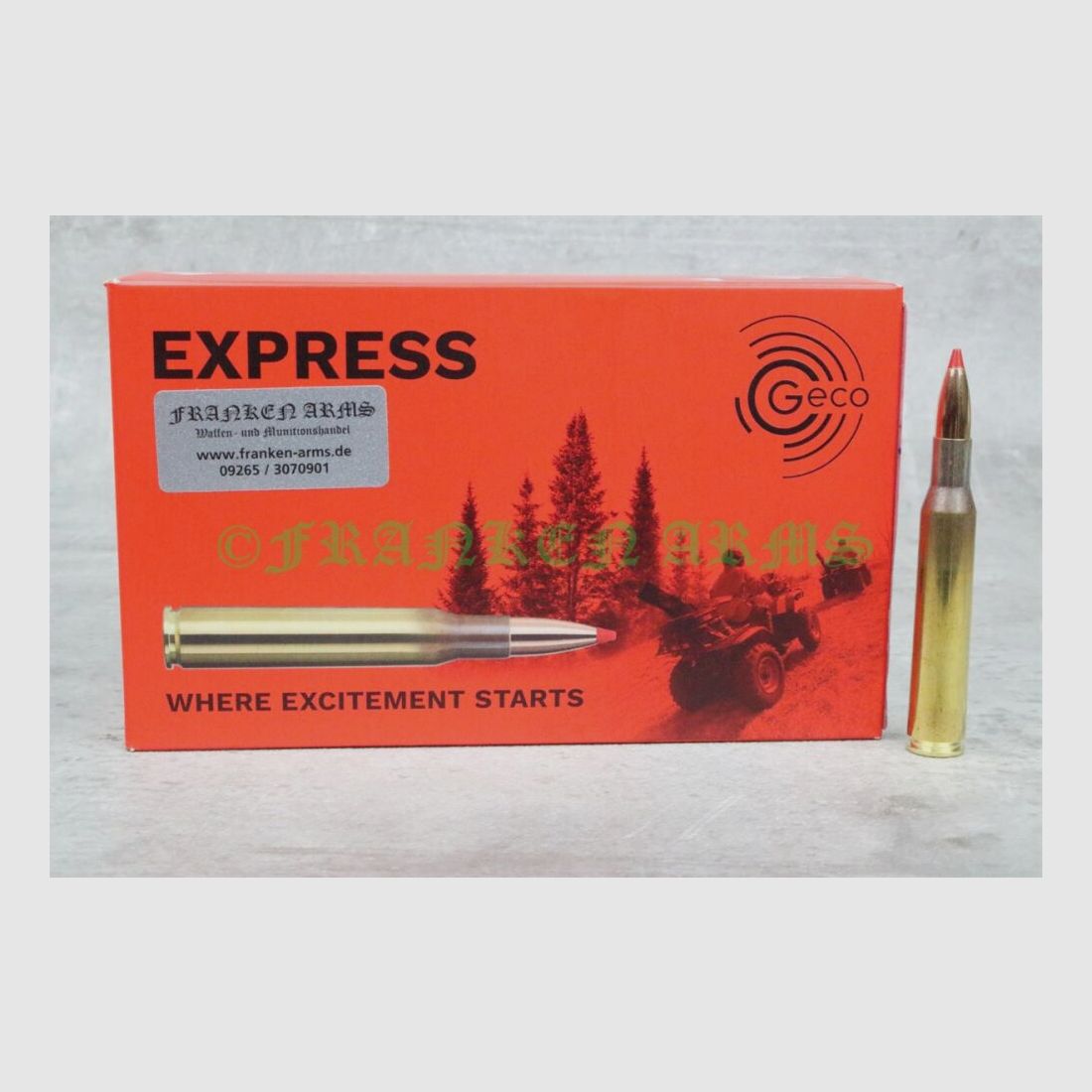 Geco Express .270 Win. 130gr. 8,4g 20 piezas precio por cantidad