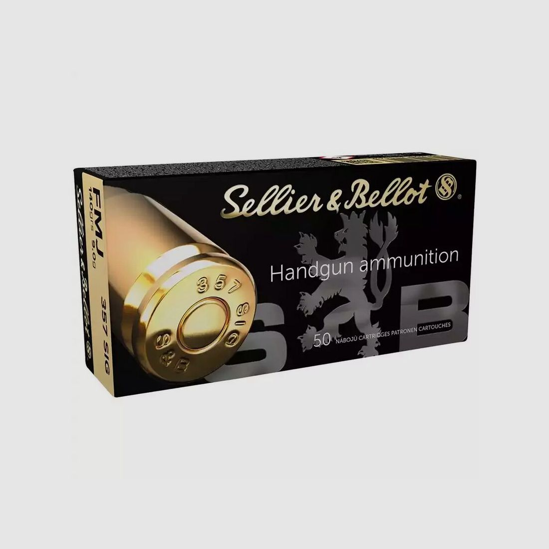 Munition S&B .357SIG FMJ 140grs