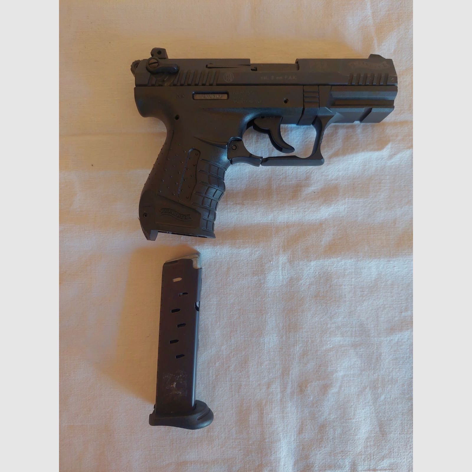 Walther P22 9mm P.A.K nero