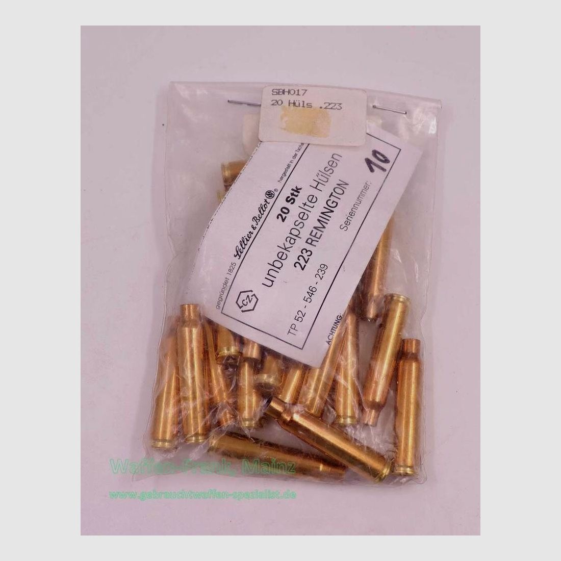 Sellier & Bellot CZ Cartuchos de Rifle Largo .223 Rem.