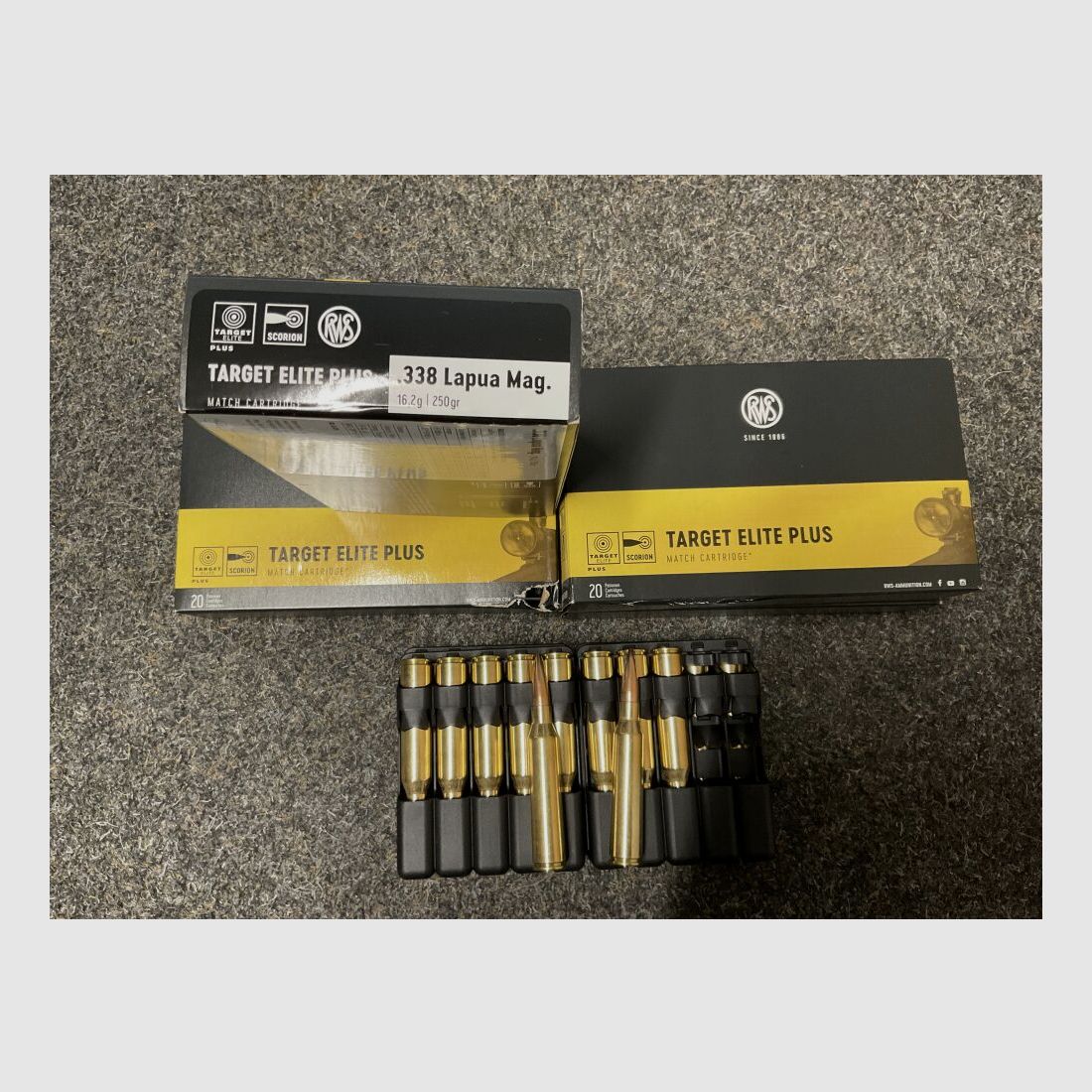 RWS Target Elite Plus 338 Lapua Magnum 250gr, image 1 sur 2