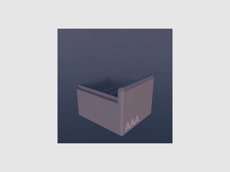 Filamelt AAA Scatola per batterie "Coperchio scorrevole" - per 10 / 20 / 25 / 50 batterie