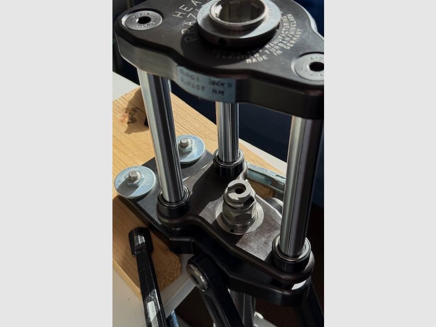 Turban Präzipress 140 pressa di ricarica. Come nuova! Lo standard assoluto per il tiro a lunga distanza.