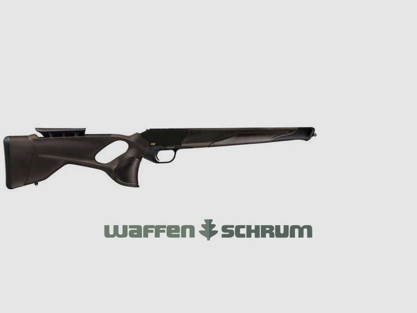Blaser System R8 Ultimate Silence Leder / Schwarzbraun / Echtleder Cocoa / verstellbarer Schaftrücken