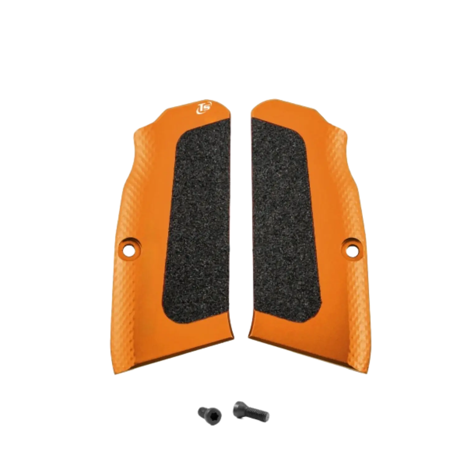Toni System High-Grip Griffschalen für Tanfoglio Large Frame I Lang orange