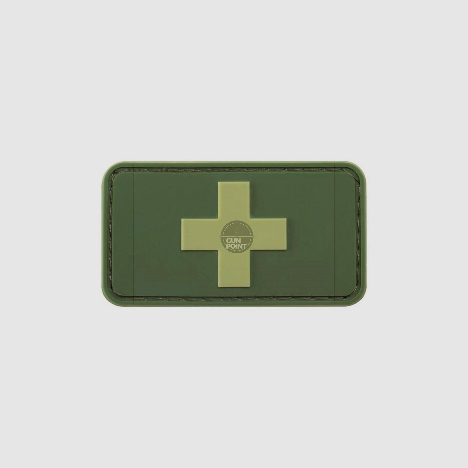 JTG Swiss Flag Rubber Patch-Forest
