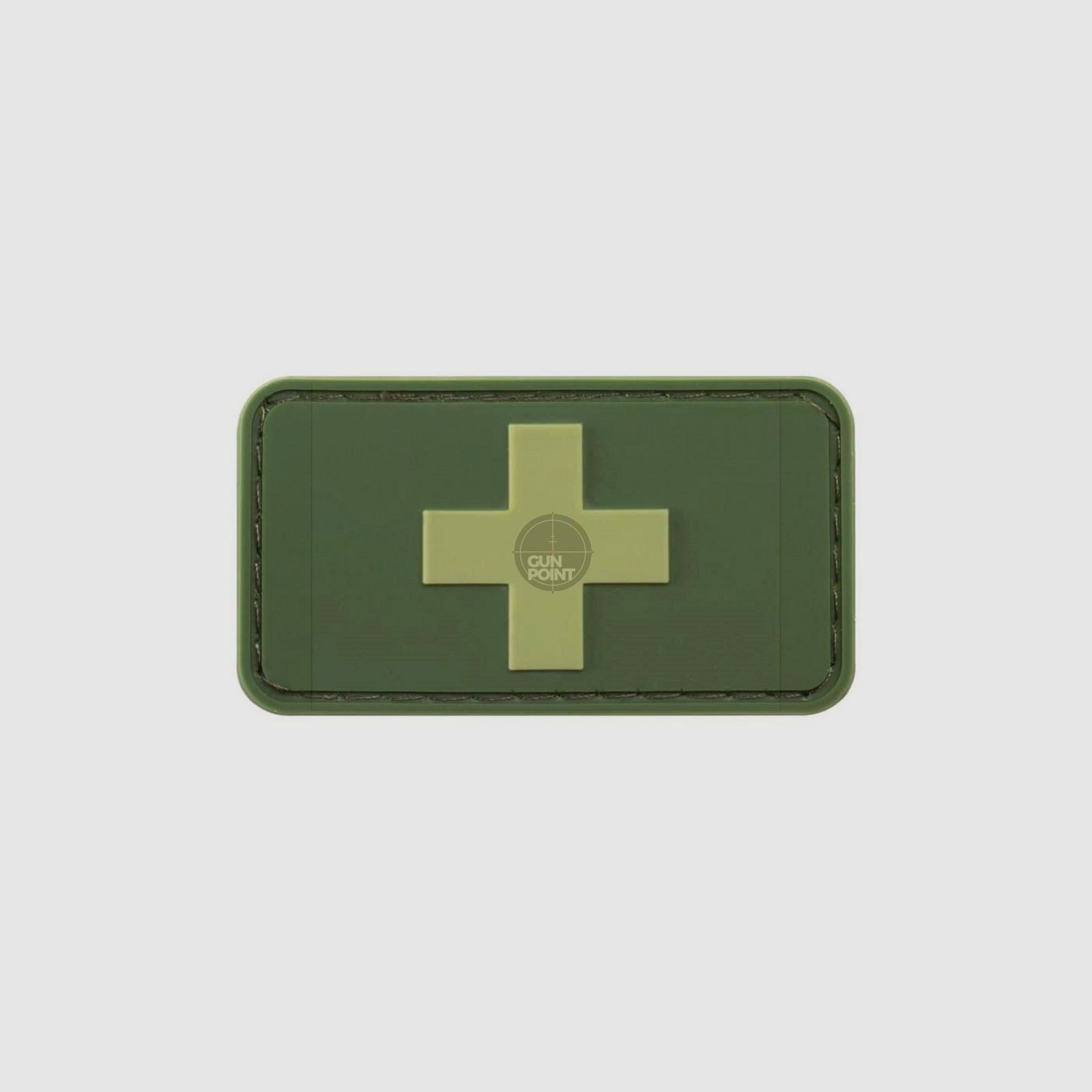 JTG Swiss Flag Rubber Patch-Forest