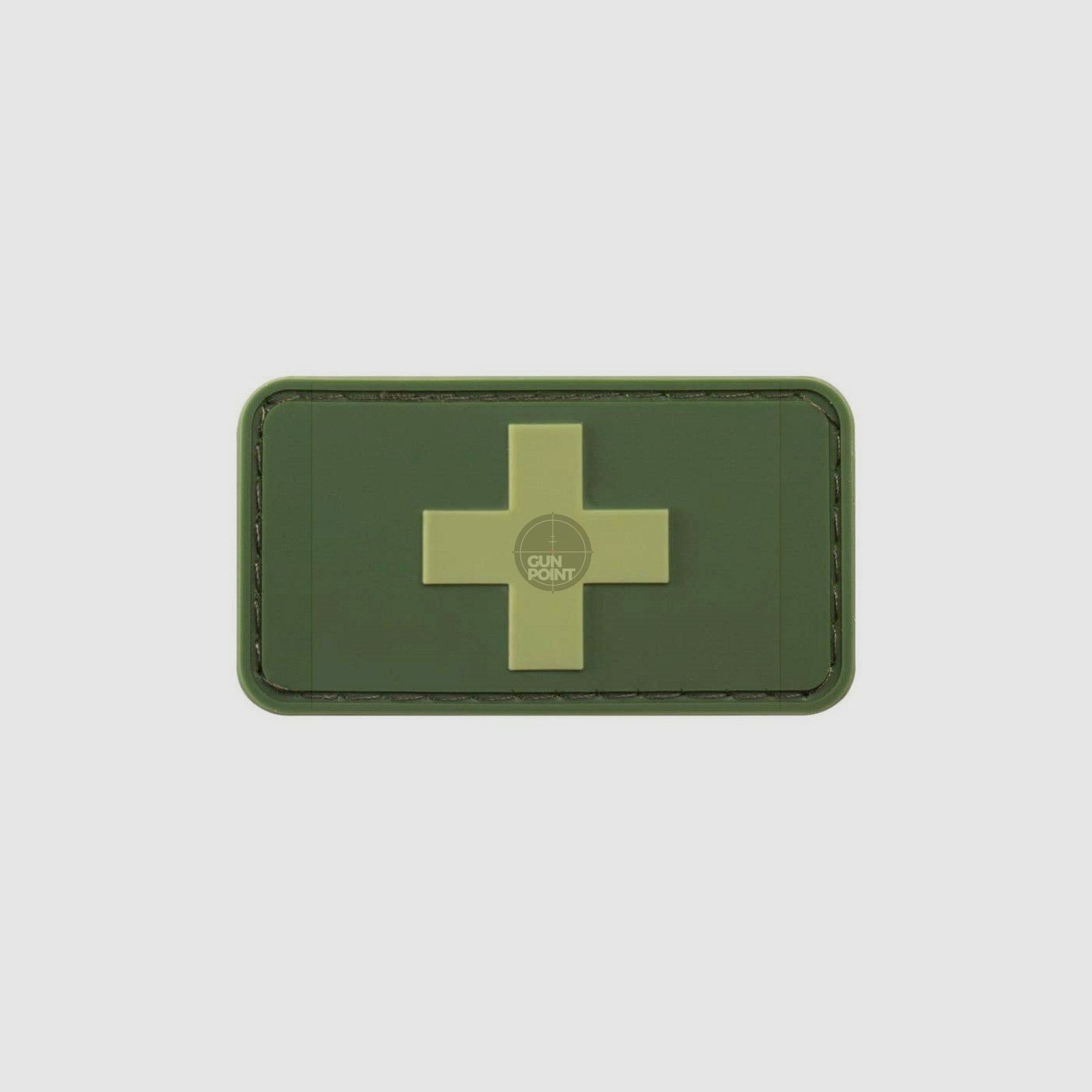 JTG Swiss Flag Rubber Patch-Forest