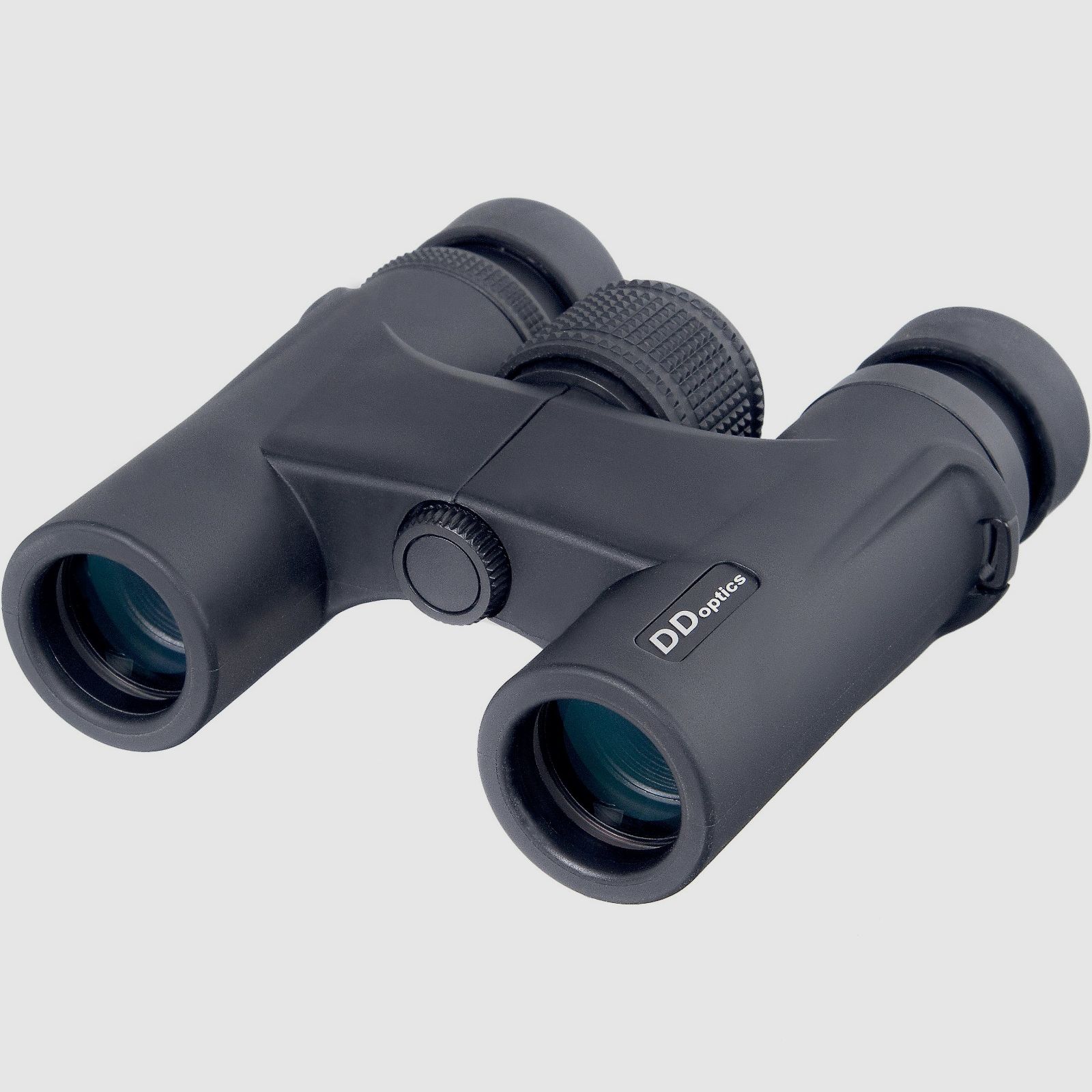 DDoptics binoculars high quality 10x25 black with case and shoulder strap