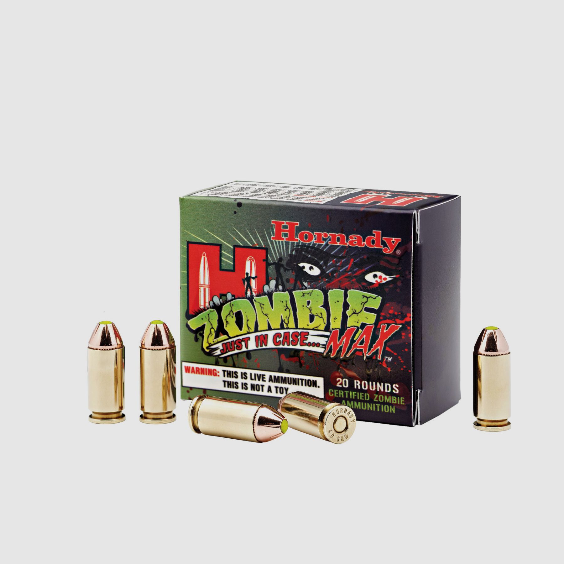 Hornady Zombie Loads 40S&W 165grs.Z-Max #91342