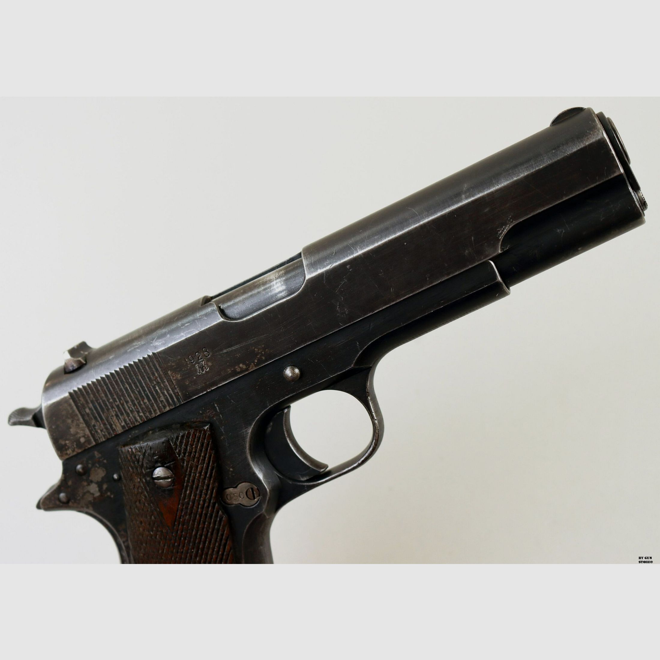 Pistole Kongsberg Vaapenfabrikk mod. AUTOMATISK PISTOLE M/1914 Kal. 45 Acp Matr. 18050, Bild 7 von 15