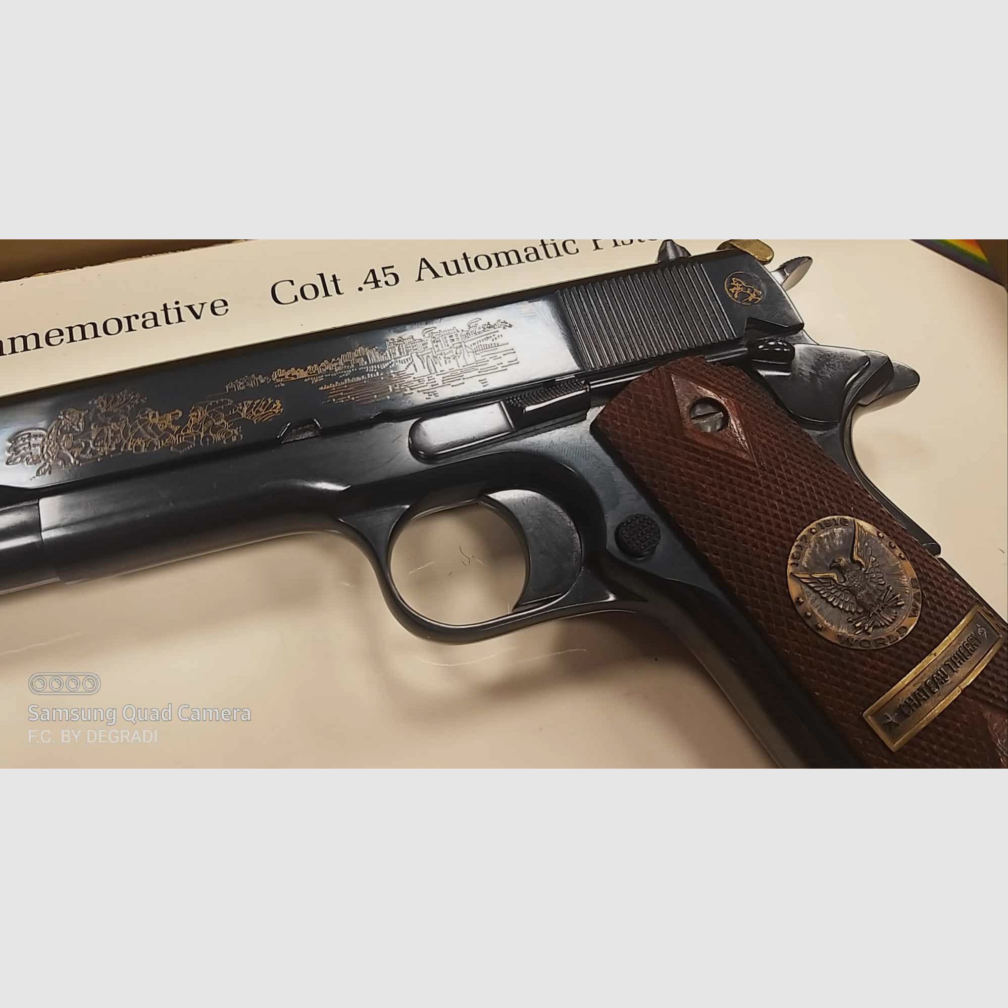 COLT 1911 A1 THE BATTLE OF CHATEAU-THIERRY 45 ACP, immagine 3 di 5