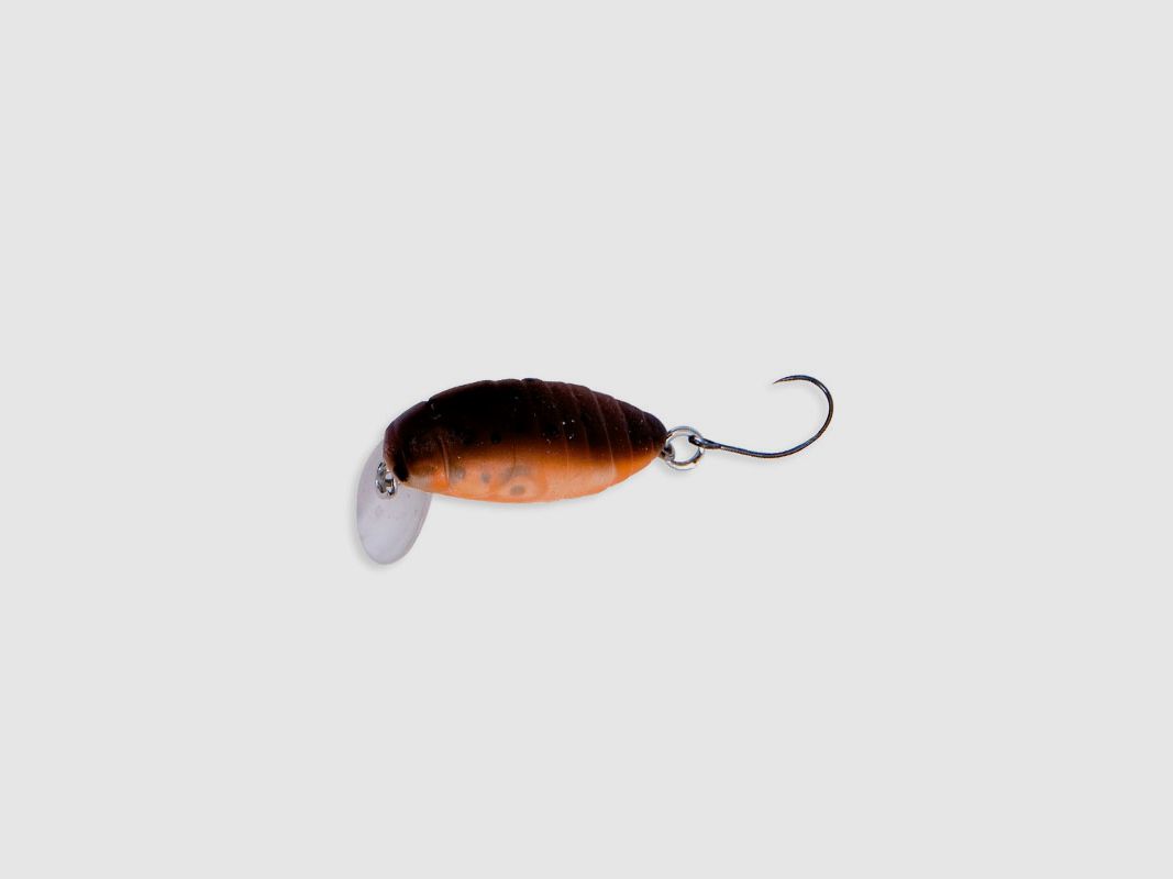 NOMURA – SHIRO TA SINKING 1.8g 2.8cm (MARRÓN NARANJA)