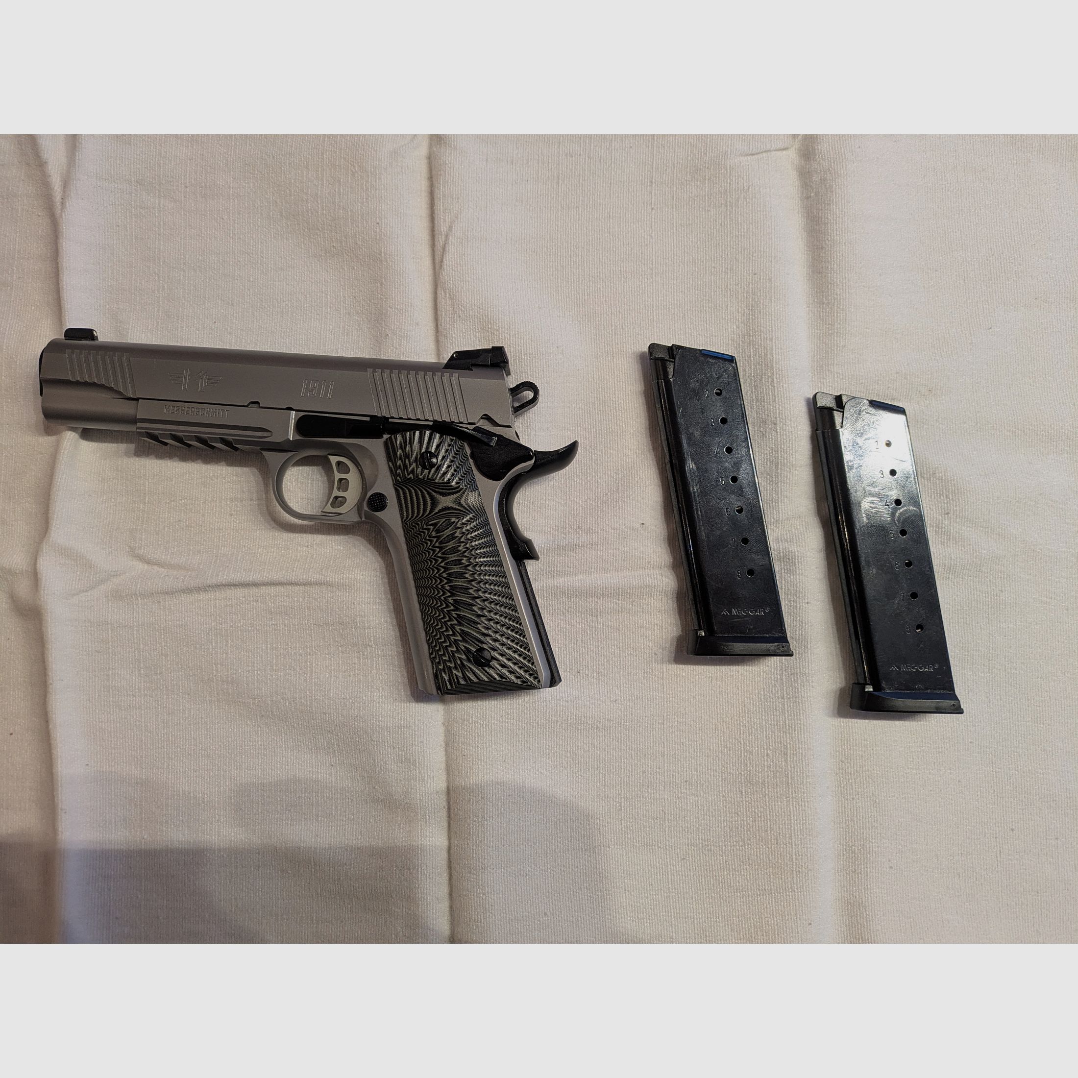 Messerschmitt ME1911 - Silber - 5 Zoll - .45Auto