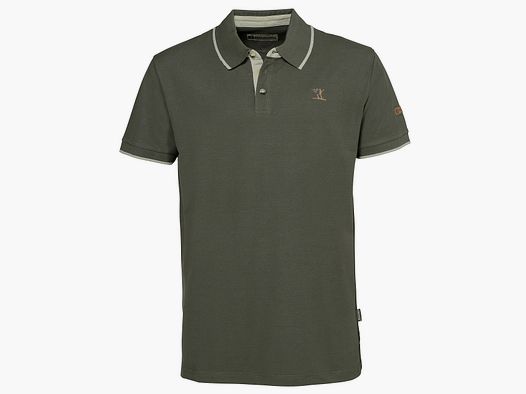 Percussion Herren-Poloshirt Piqué mit Stickerei
