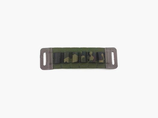Cartridge holder for rifle with 6 open cells