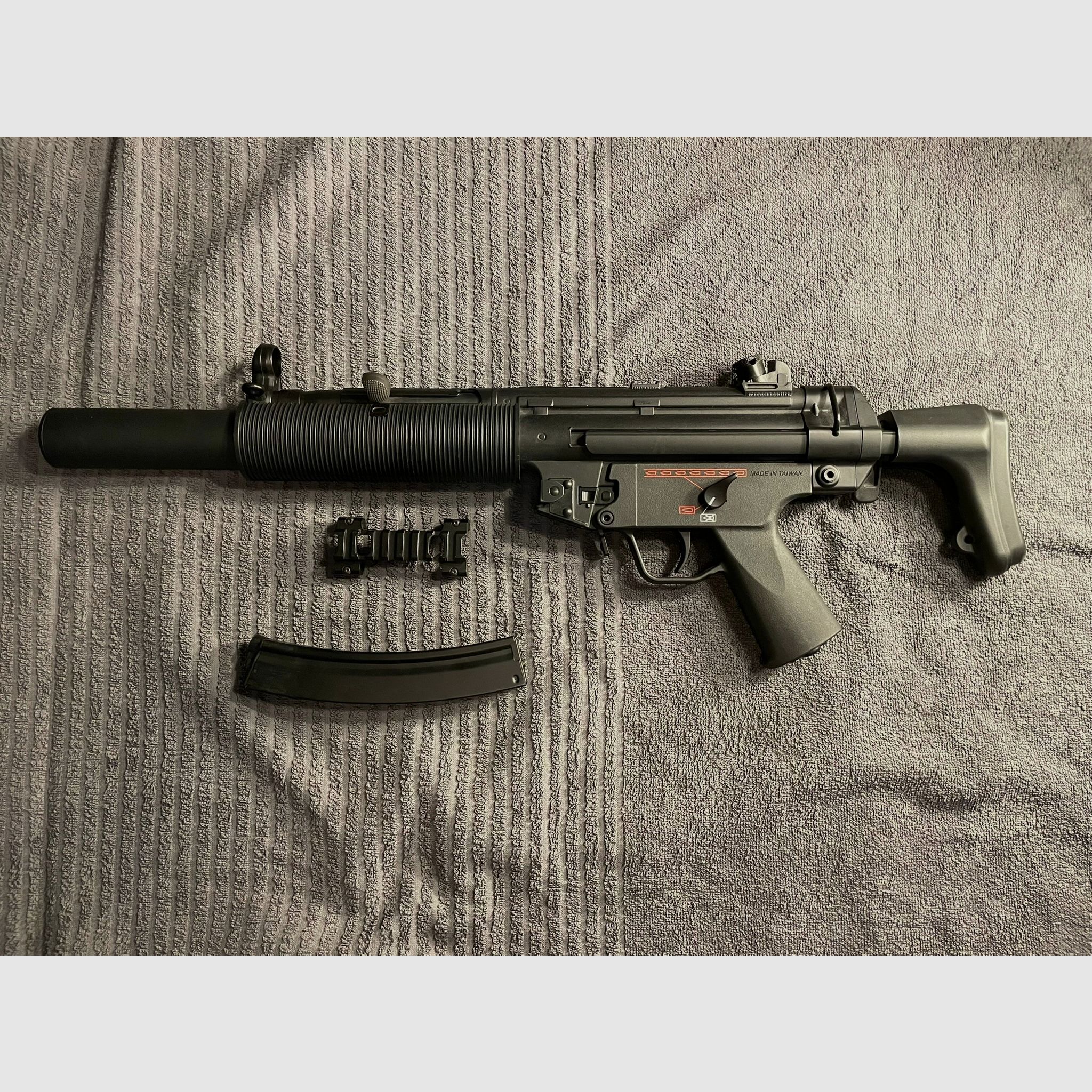 G&G MP5 SD (PM5 SD6) Blowback S-AEG 6mm 1 Joule