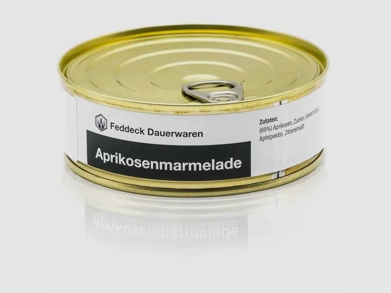 Feddeck Dauerwaren Dosenmarmelade Aprikose 200 g