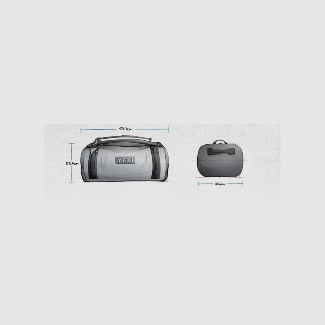 Yeti Reisetasche Panga 50 Storm Gray