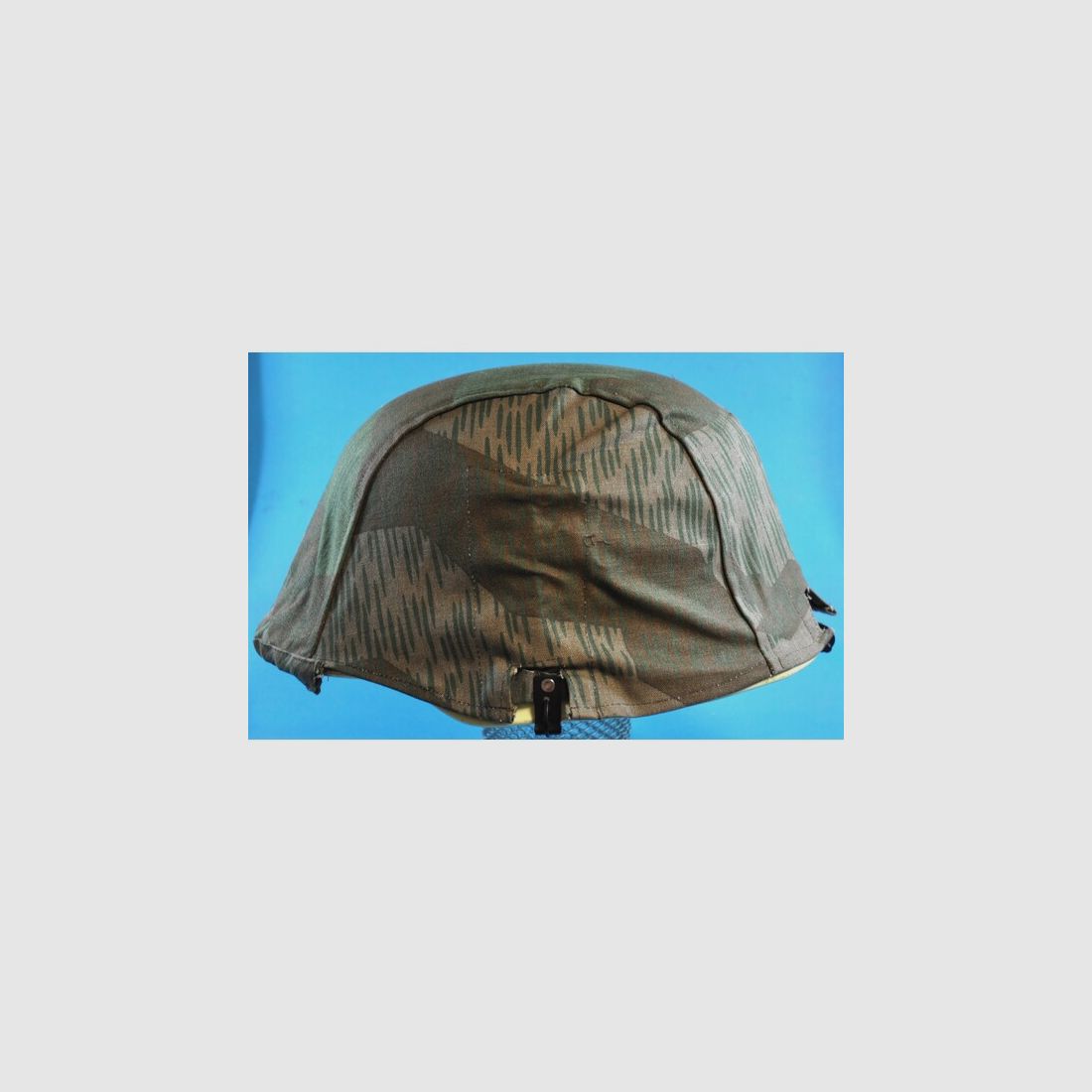 Stahelm-Tarnbezug Wehrmacht Heer Splintertarn mit Hakenbefestigung Repro !!