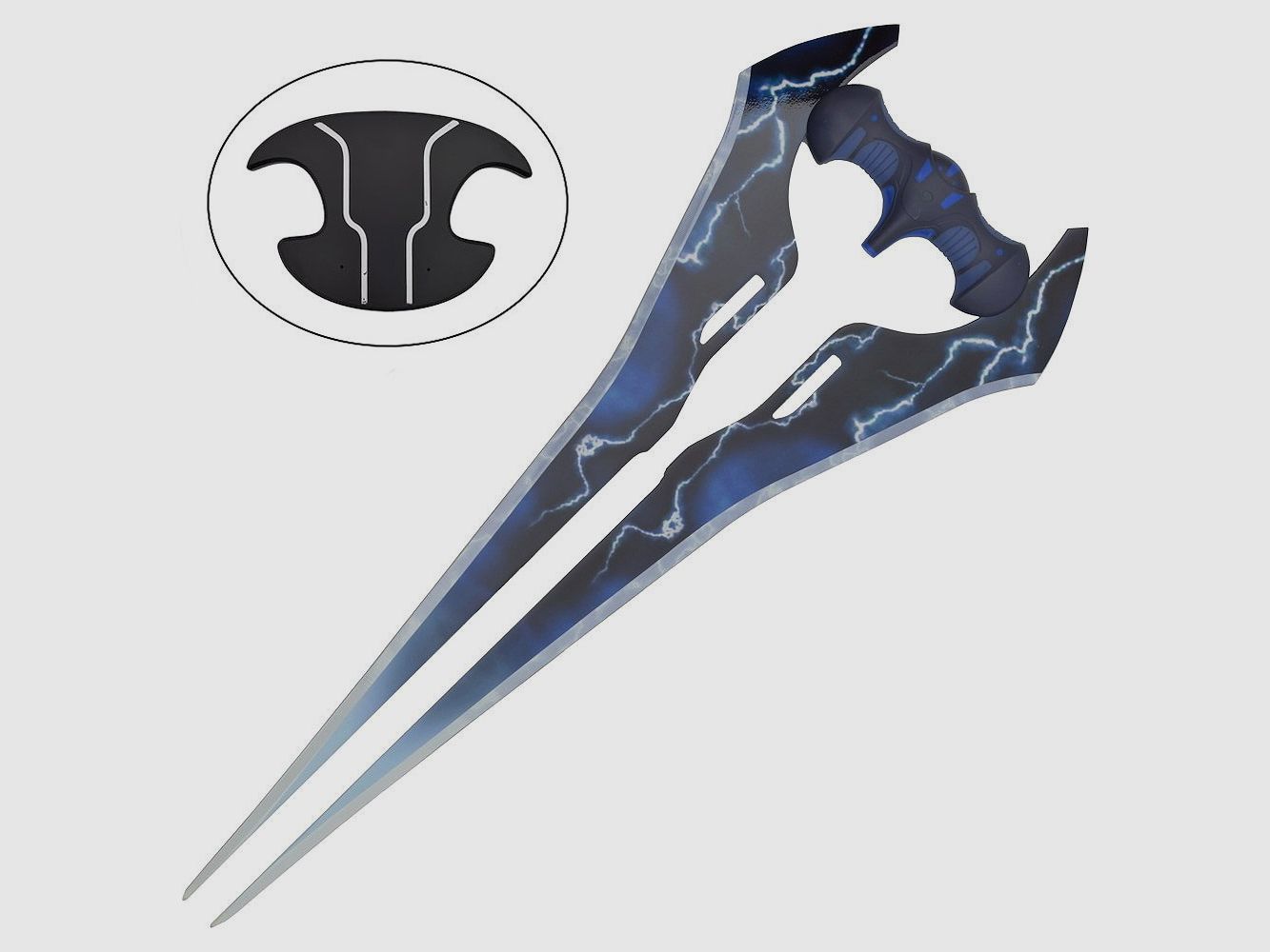 Halo 4 Partikelschwert mit Wandhalter