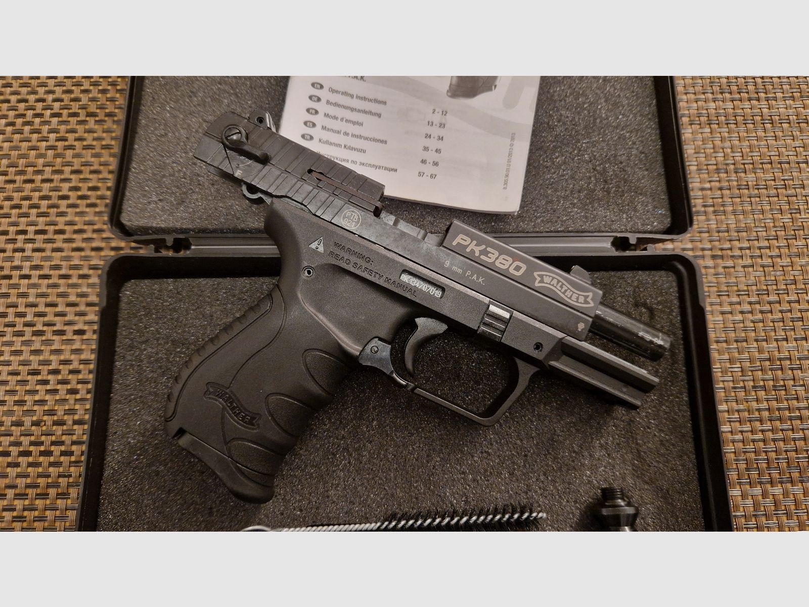 Walther PK380 Schreckschuss Pistool 9 mm P.A.K.