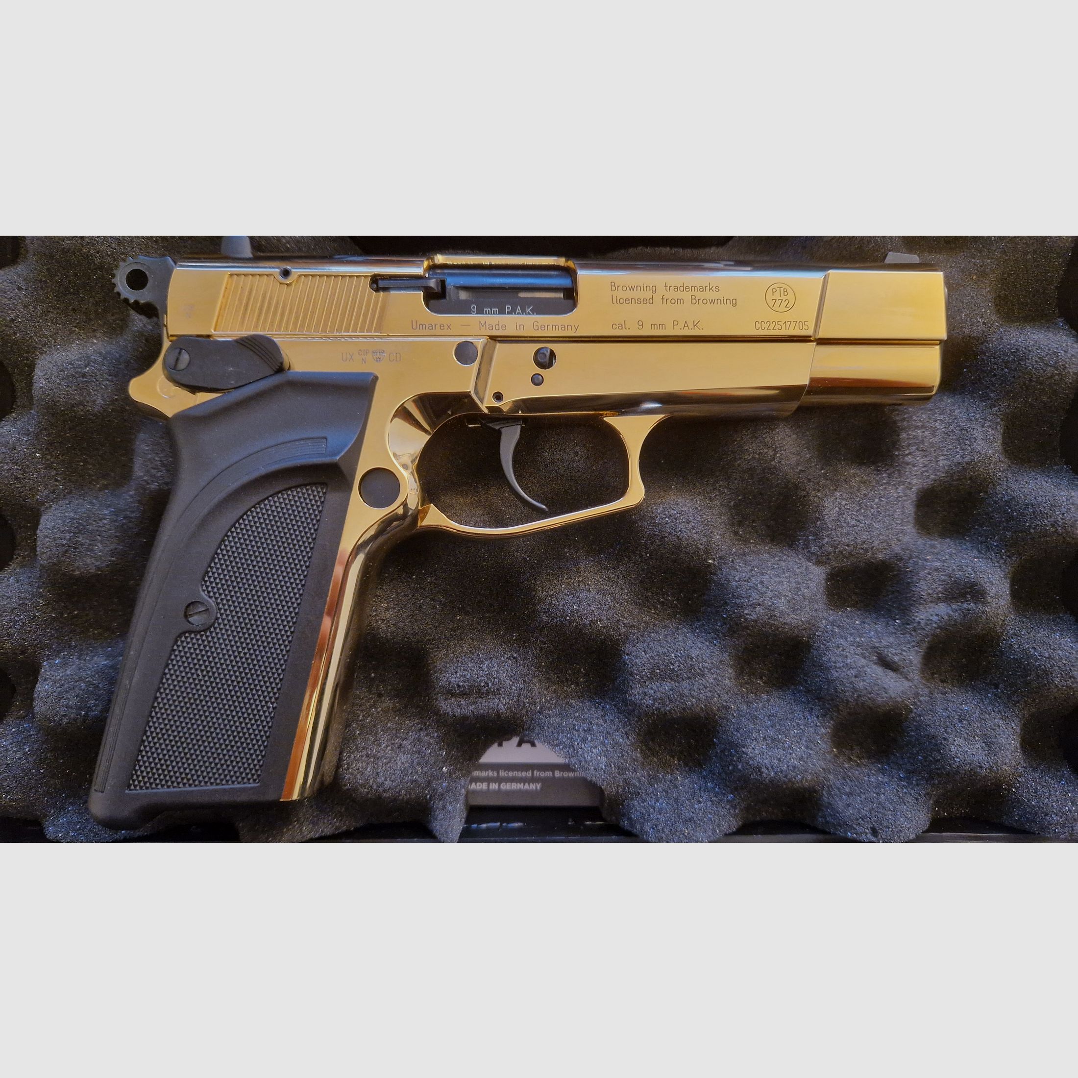 Browning GPDA 9 gold 9 mm P.A.K.