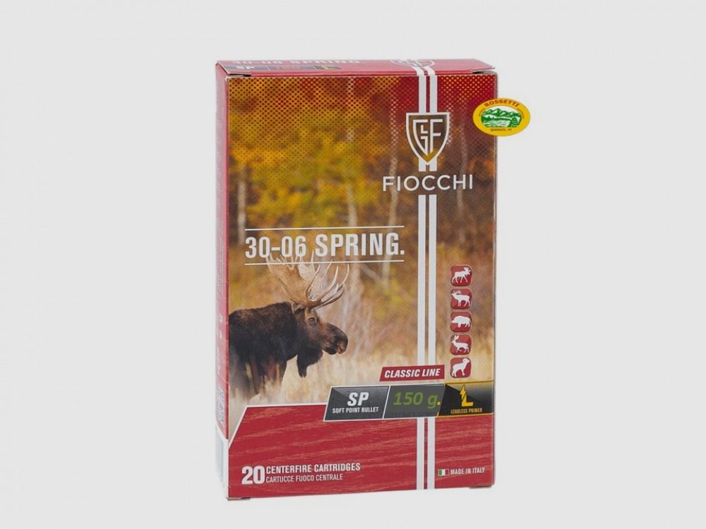 FIOCCHI Munition Kal.30-06 SP 150gr.