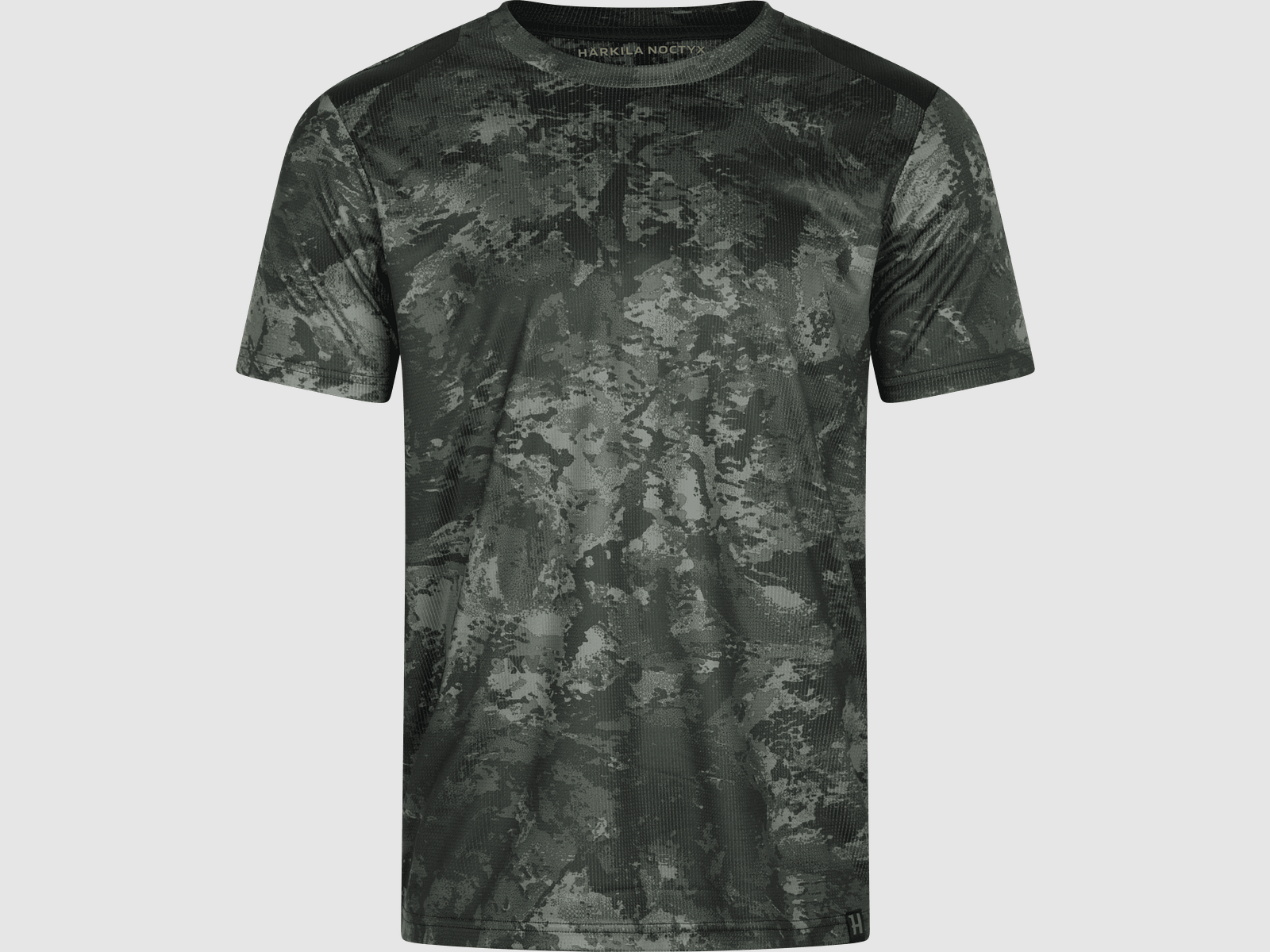 Härkila NOCTYX Camiseta de Camuflaje para Hombre AXIS MSP®Black/Negro - M