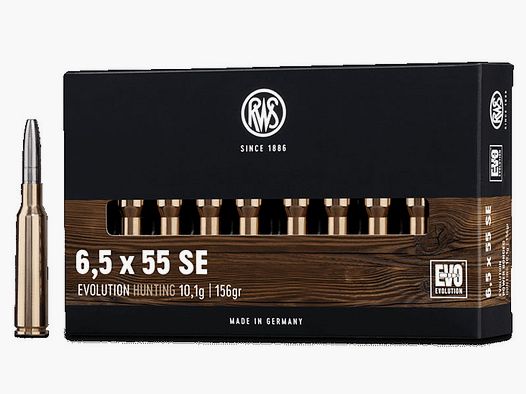 RWS 6,5x55Svedese EVO 10,1g - 156gr.