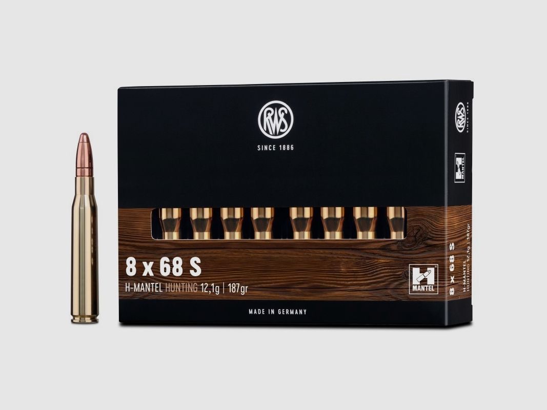 RWS 8x68 HM 187 Gr, Bild 2 von 2