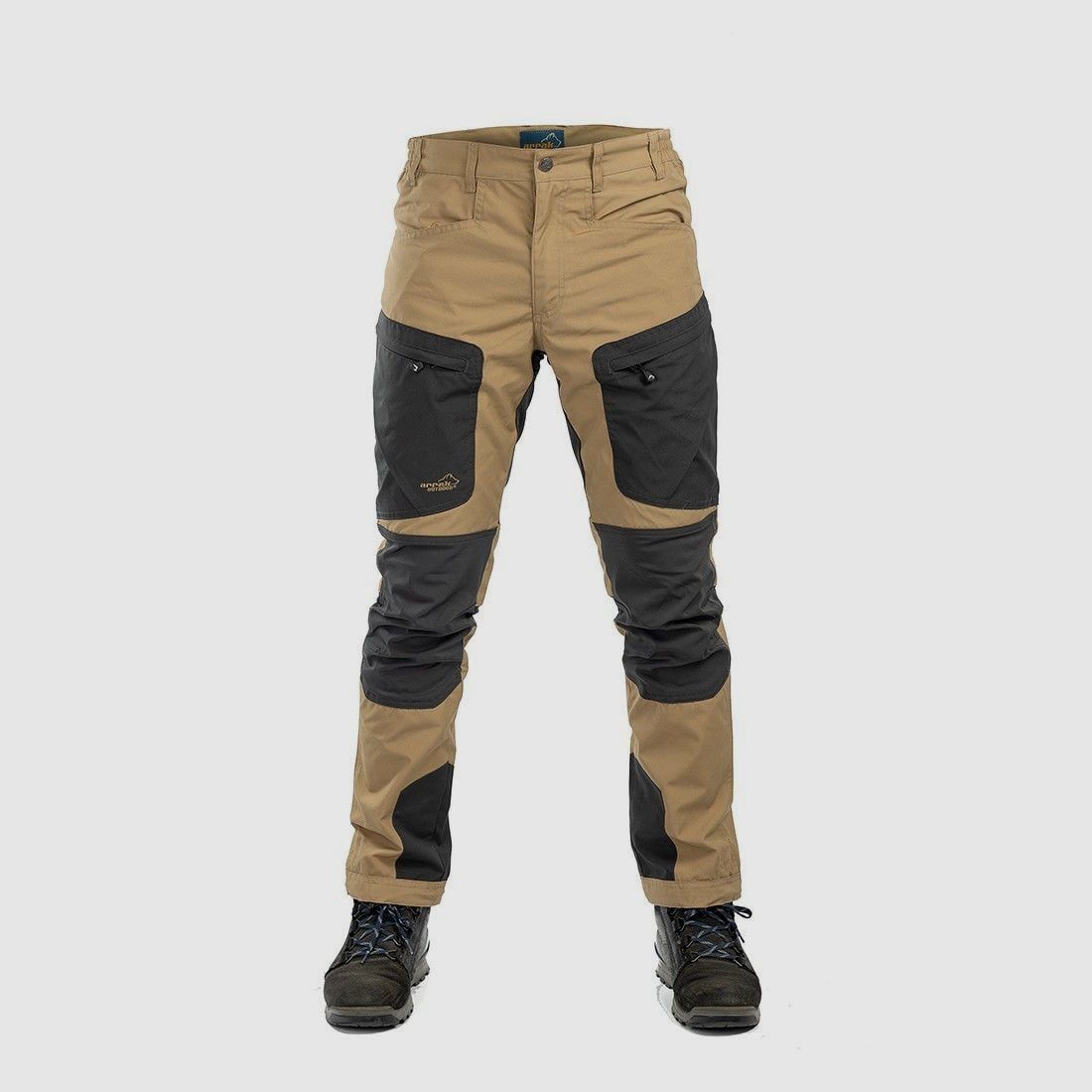 Arrak Outdoor Active Stretch Spodnie Męskie Długie Khaki - 60L