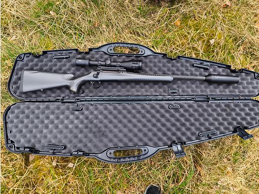 Sauer 101 Carbon z tłumikiem, uchwytem i walizką bez optyki i montażu