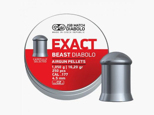 ŚRUT JSB DIABOLO EXACT BEAST 4,5MM 250SZT