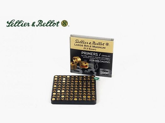 SELLIER & BELLOT Zapałki Large Rifle Magnum 100 sztuk