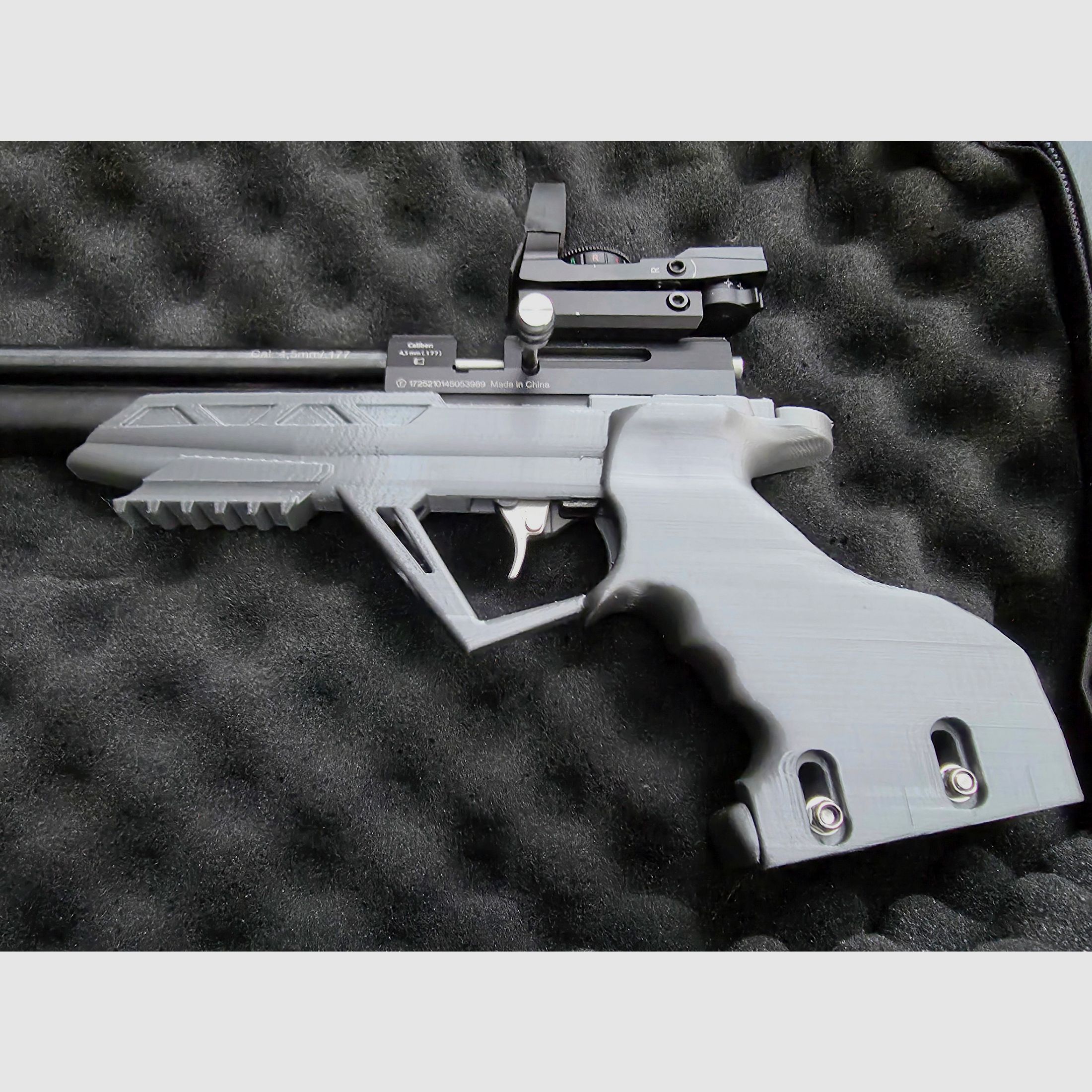 Matchgrip voor Diana Chaser Bandit Airbug PETG zwart of zilver