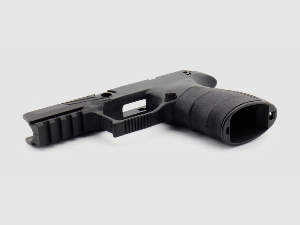MIRZON Griffstück / Griffmodul Enhanced Black für Sig Sauer P320 Pistole