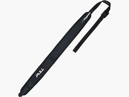 Cinghia per fucile Niggeloh Pull Neoprene nera con chiusura rapida