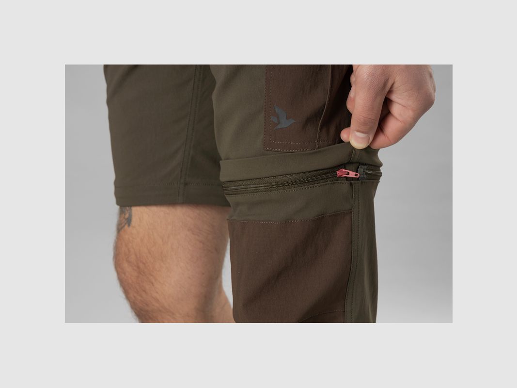 Men’s hunting trousers SEELAND BIRCH ZIP-OFF TROUSERS GRIZZLY BROWN, image 3 of 7