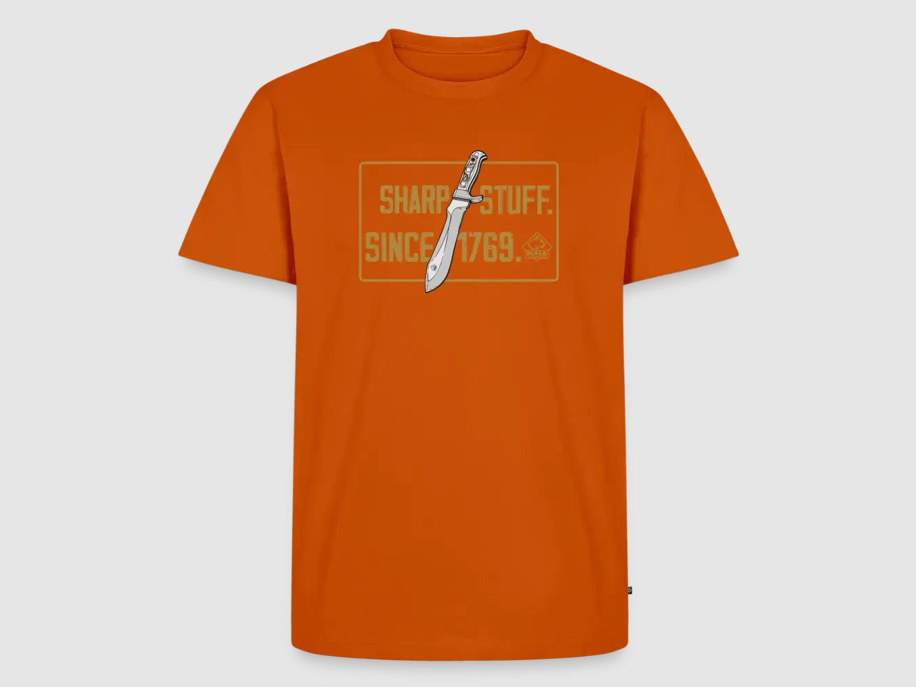 T-shirt Premium pour homme PUMA "Sharp stuff since 1769 Gold"