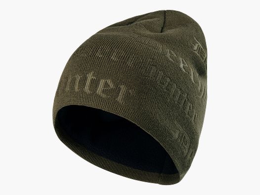 Deerhunter Logo Knitted Hat Unisex Tarmac Green